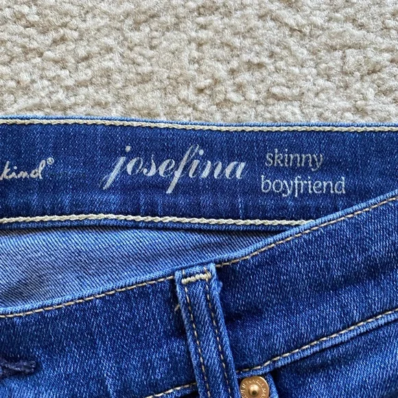 7 For All Mankind Josephine Skinny Boyfriend Jeans - Picture 5 of 7